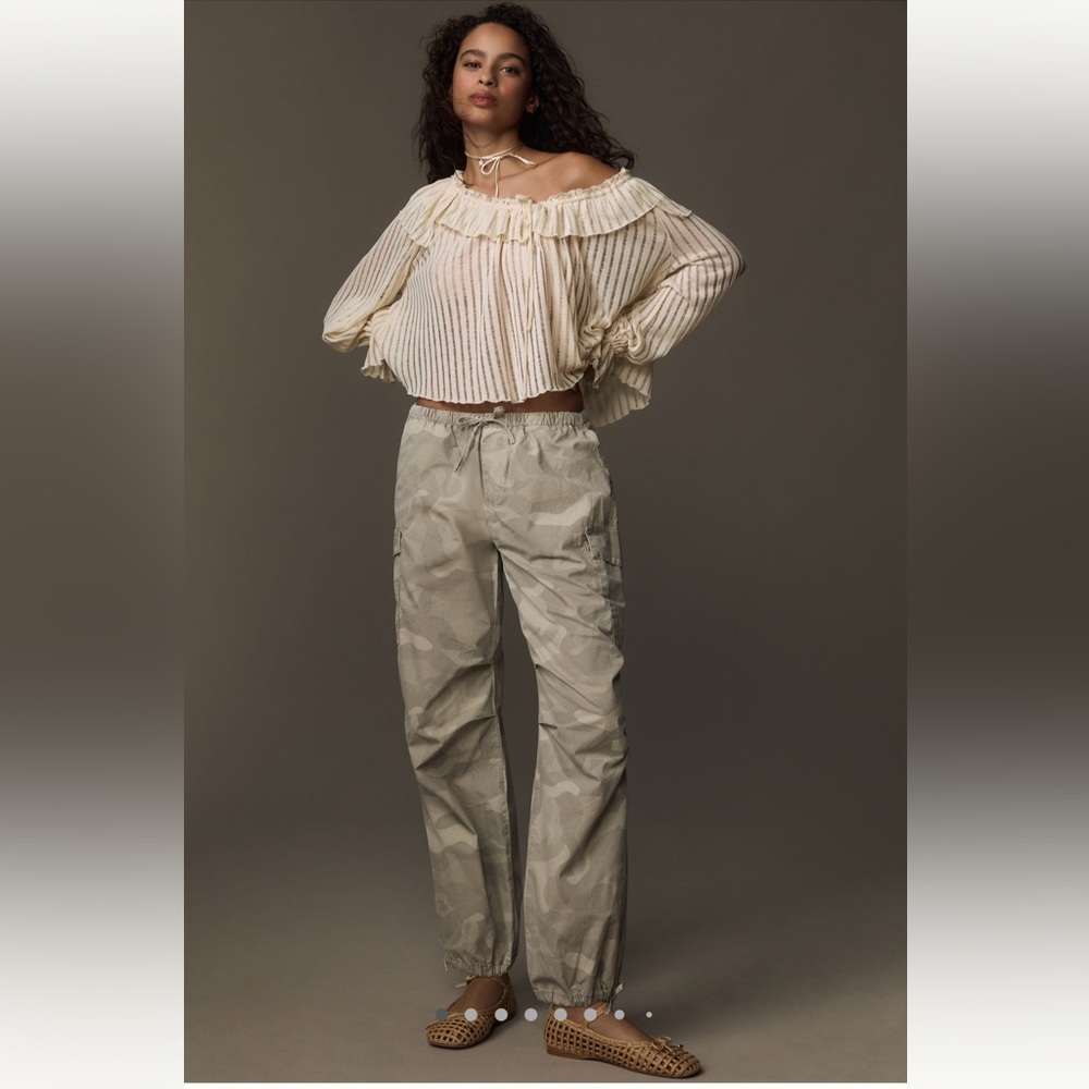 Pilcro Camouflage Cargo Pants